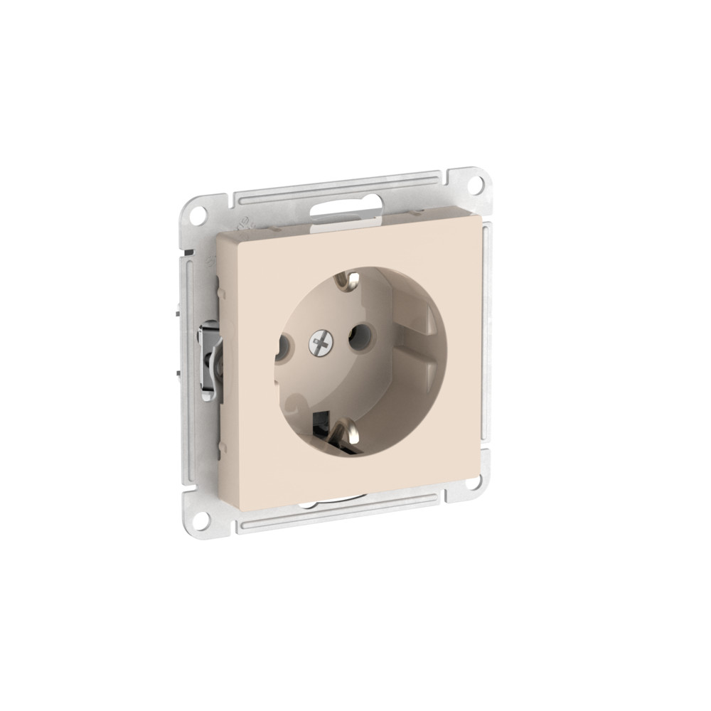 Розетка Systeme (Schneider) Electric AtlasDesign ATN000243S с заземлением — фото 2