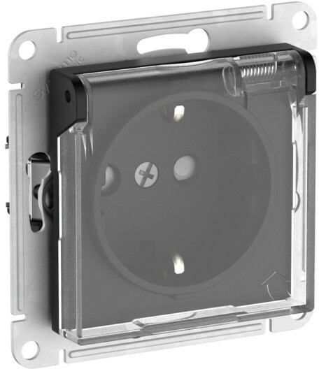 Розетка Systeme (Schneider) Electric AtlasDesign Aqua ATN441046S — фото 1