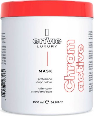 Маска для волос Envie Chromactive Luxury с экстрактом граната (1л) - 