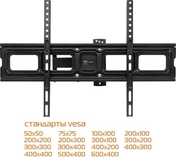 Кронштейн для телевизора Buro MF2 (черный)