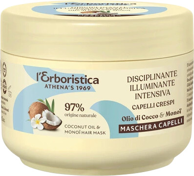 Маска для волос L'Erboristica с кокосовым маслом и монои (200мл) -