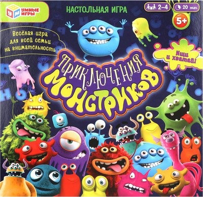 

Настольная игра, Приключения монстриков / 4660254472723