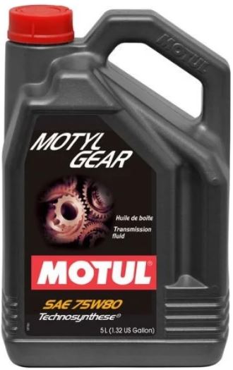 Трансмиссионное масло Motul Motylgear 75W80 / 106466 (5л)