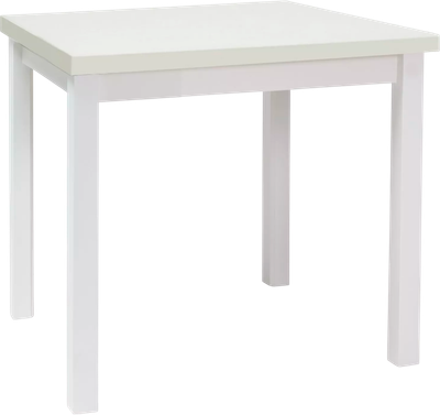 Обеденный стол Signal Adam 90x65x75 (белый матовый/белый матовый) - 