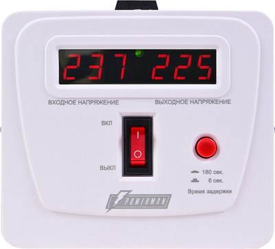 Стабилизатор напряжения PowerMan AVS-1000E (черный) - 