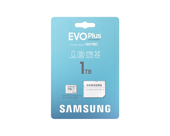 Карта памяти Samsung Evo Plus microSDXC 1TB / MB-MC1T0SA/EU — фото 3