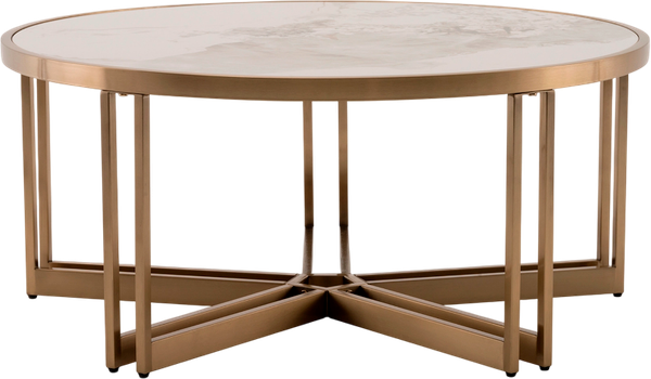 Журнальный столик Stool Group Алиада 90x90 / ECT-279-BRCG
