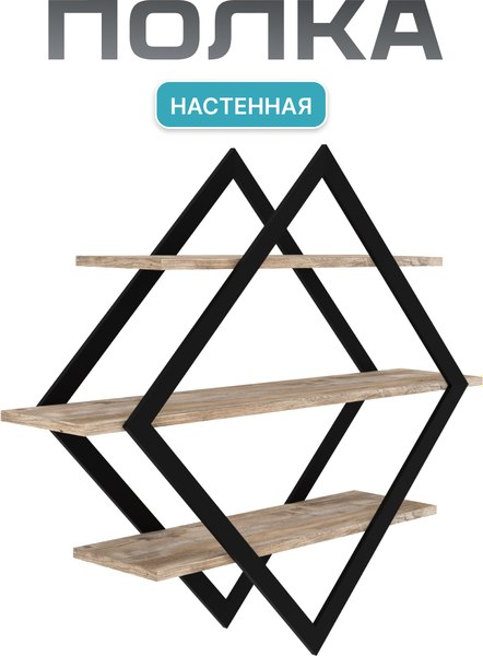 Купить Полка Макс Стайл ПнР-600-3 навесная  
