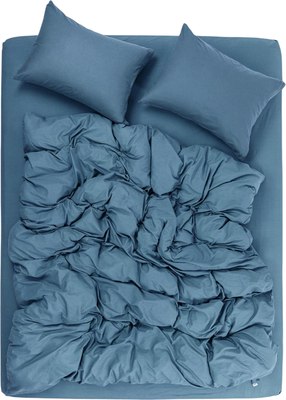 

Комплект постельного белья, Темно-бирюзовый сем 50x70 / 815