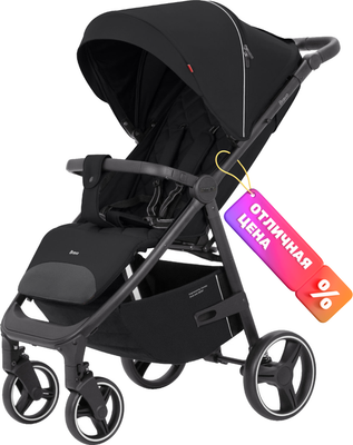 Детская прогулочная коляска Carrello Bravo / CRL-8512 (Pure Black) - 