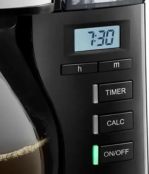 Капельная кофеварка Melitta Look V Therm Timer Black Filter (черный/нержавеющая сталь) — фото 3