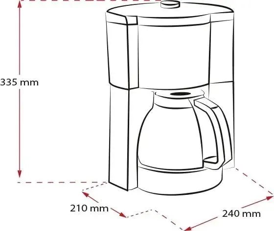 Купить Капельная кофеварка Melitta Look V Therm Timer Black Filter в Гродно