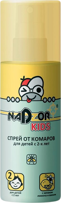 Спрей от насекомых Nadzor DET001N от комаров для детей (100мл) - 