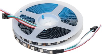 Светодиодная лента AKS RGB SPI Бегущий огонь 10 W/m (5м, цветная) - 
