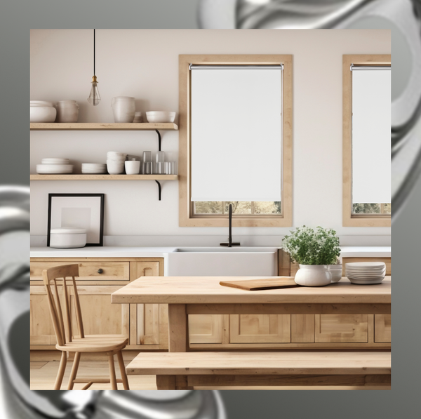 Рулонная штора Franc Gardiner Blackout Silver 55x160 / 7799101 (белый)