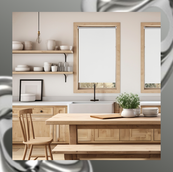 Рулонная штора Franc Gardiner Blackout Silver 90x160 / 7794458 (белый)