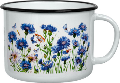 Кружка Лысьвенские эмали Васильки С-0107/4ЭК -