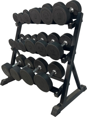 Стойка для спортивного инвентаря UNIX Fit DumRack Hexagon Pro / dbrkhexpbk300 - 