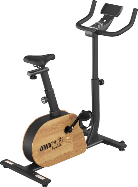 Велотренажер UNIX Fit BL-380E Wood / MBBL380E