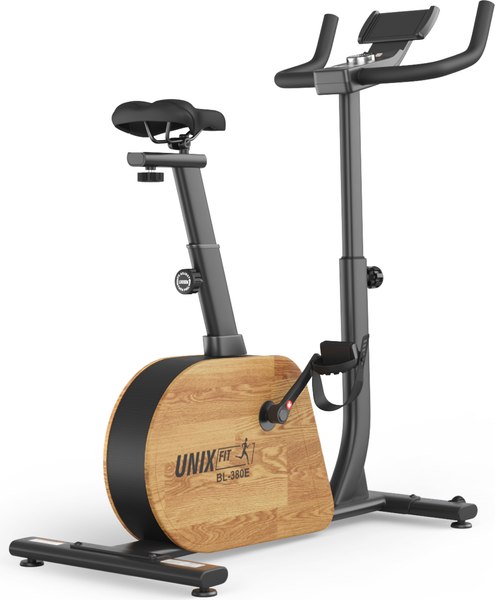 Велотренажер UNIX Fit BL-380E Wood / MBBL380E