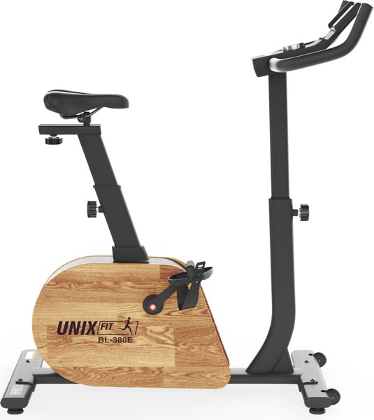 Велотренажер UNIX Fit BL-380E Wood / MBBL380E