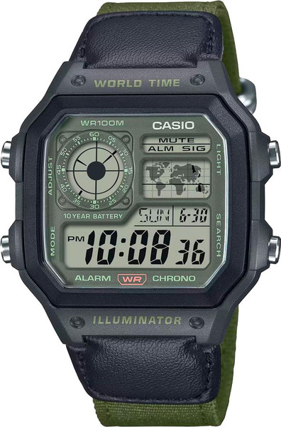 Часы наручные мужские Casio AE-1200WHUB-3A