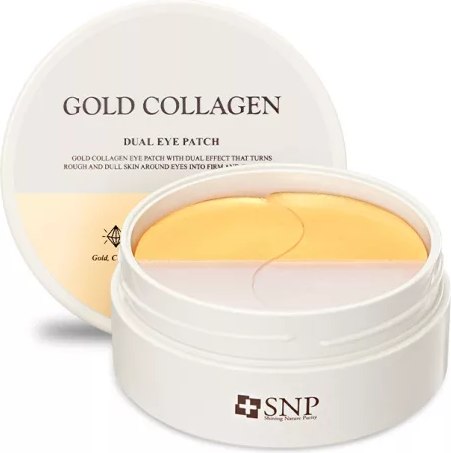 Патчи под глаза SNP Gold Collagen Dual Подтягивающие (60шт)