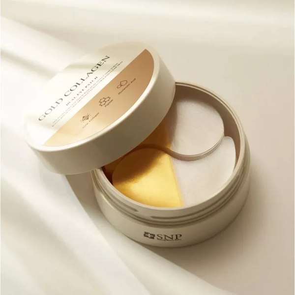 Патчи под глаза SNP Gold Collagen Dual Подтягивающие (60шт)