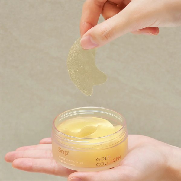 Патчи под глаза SNP Gold Collagen Perfection (60шт)
