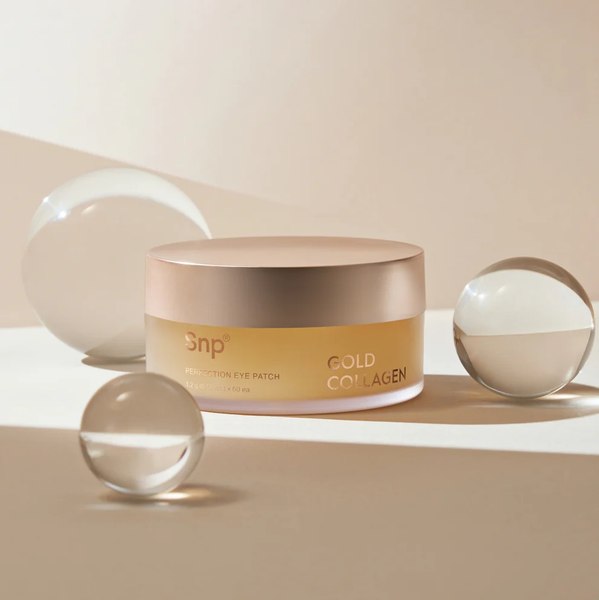 Патчи под глаза SNP Gold Collagen Perfection (60шт)