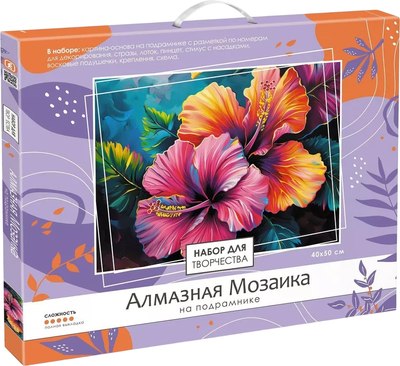 

Набор алмазной вышивки, Два цветка / 09192