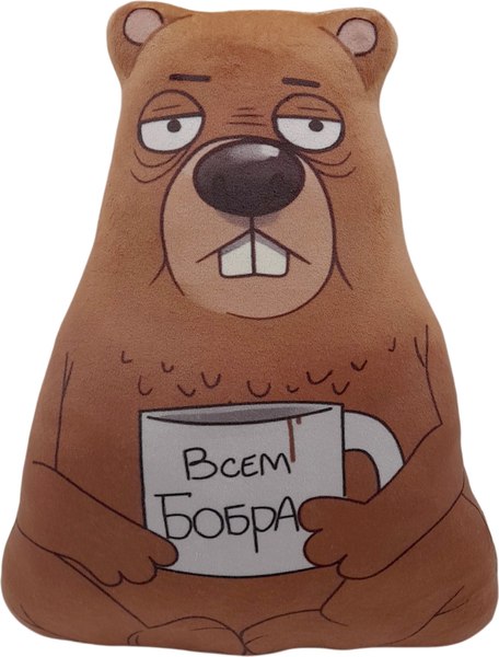 Подушка-игрушка Malvina Добрый Бобер / 9.457.1