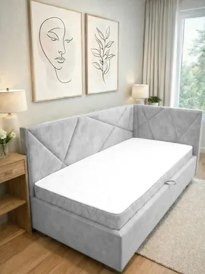 

Односпальная кровать, Катания 90x200 угол левый