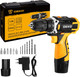 Аккумуляторная дрель-шуруповерт Deko DKCD12V SET1 в кейсе + оснастка 13шт / 083-1022 - 
