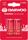 Комплект батареек Daewoo Energy Alkaline LR03 BL-6 / 5057081 - 
