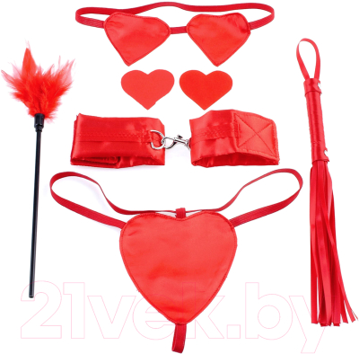 БДСМ-набор Pipedream Sweetheart Bondage Kit Red / 21268