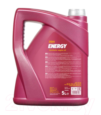 

Моторное масло Mannol, Energy 5W30 API SL A3/B3 / MN7511-4+1