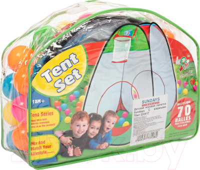 Детская игровая палатка Sundays 223417 (+70 шариков)