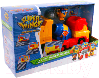Игрушка-трансформер Super Wings Машина Рэми с мини-трансформером Донни / EU730814