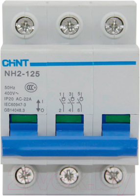 Выключатель нагрузки Chint NH2-125 3P 125A 401050
