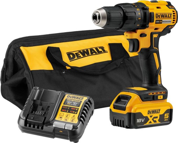 Профессиональная дрель-шуруповерт DeWalt DCD777P1