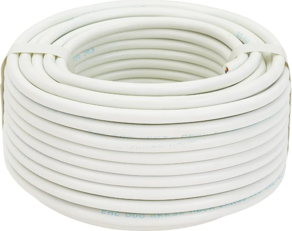 Провод силовой Rexant 01-8032-20 (20м, белый)