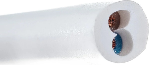 Провод силовой Rexant 01-8035-10 (10м, белый)