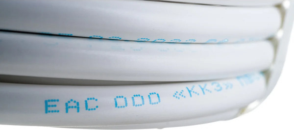 Провод силовой Rexant 01-8035-10 (10м, белый)