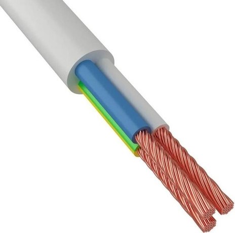 Провод силовой Rexant 01-8042-20 (20м, белый)