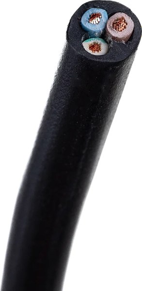 Провод силовой Rexant 01-8043-10 (10м, черный)