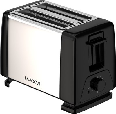 Тостер Maxvi KT822S (серебристый/черный) - 