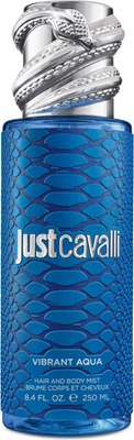 Спрей для тела Roberto Cavalli Just Cavalli Vibrant Aqua Парфюмированная дымка (250мл) - 