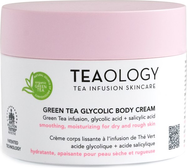 Крем для тела Teaology Green Tea Glycolic разглаживающий