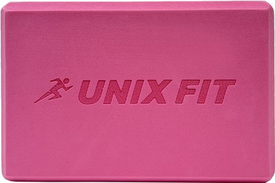 Блок для йоги UNIX Fit YBU200GPK (200г, розовый) - 